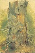 Ivan Shishkin Bark on Dried Up Tree oil painting on canvas